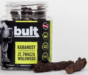 BULT TRESERKI KABANOSY ZE ŻWACZA WOŁOWEGO 120 G ( pies przysmaki psy )