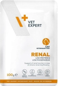 4T VETERINARY DIET CAT RENAL 100 g ( koty nerki serce cardio kurczak ) 