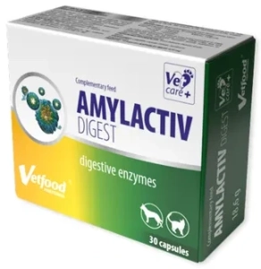 AMYLACTIV DIGEST 30 KAPSUŁEK ( psy trzustka i jelita pies koty )