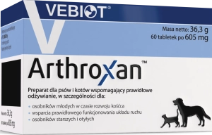 ARTHROXAN 60 TABL. ( pies koty stawy mobility arthritis psy ) 