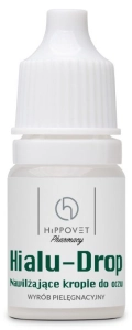 HIPPOVET HIALU DROP 5 ML NAWILŻAJĄCE KROPLE DO OCZU
