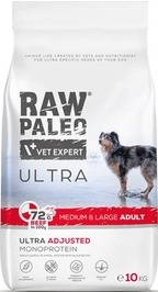 4T RAW PALEO ULTRA DOG ADULT MEDIUM / LARGE BEEF 10 kg ( pies wołowina psy monodieta hipoalergiczna )