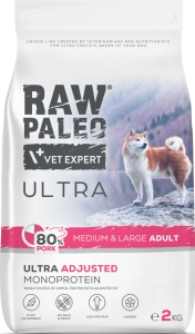 RAW PALEO ULTRA PORK ADULT MEDIUM / LARGE 2 KG ( pies  wieprzowina  psy )
