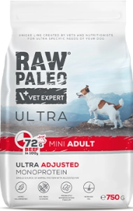 4T RAW PALEO ULTRA DOG ADULT MINI BEEF 750 G ( pies wołowina dorosłe psy )