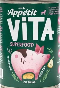 APPETIT VITA PIES WIEPRZOWINA 400 G ( puszka psy )