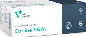 RAPID TEST CANINE NGAL 5 TESTÓW ( pies nerki dysfunkcja renal psy )