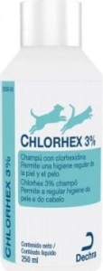 CHLORHEX SHAMPOO 250 ML ( chlorheksydyna bakterie grzyby pies kot )