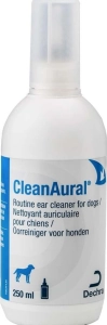 CLEAN AURAL DOG 250 m; ( pies koty oto uszy płukanie otitis psy )  041946