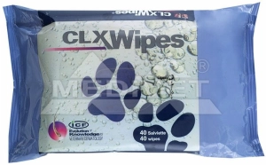 promo GEULINCX CLOREXYDERM WIPES CHUSTECZKI 40 SZTUK ( pies koty psy inne zwierzaki odkażanie grzyby )