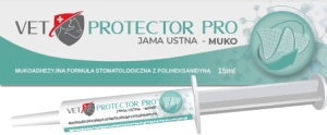 VET PROTECTOR PRO JAMA USTNA - MUKO 15 ML ( psy koty stomattitis dziąsła pies ) 