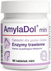 DOLFOS AMYLADOL MINI 90 tab. ( pies koty trzustka i jelita enzymy psy )