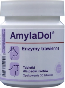 AMYLADOL 90 tab. ( pies koty trzustka  jelita enzymy psy )