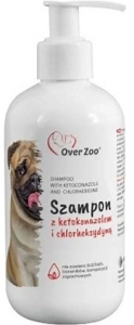 promo OVER SZAMPON Z KETONAZOLEM I CHLORHEKSYDYNĄ 250 ML