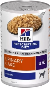 pakiet 12 x HILL'S CANINE U/D 370 G ( rozpuszczanie kamieni urinary pęcherz moczowy ) 607712