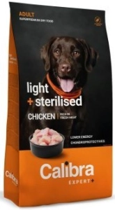 CALIBRA DOG EXPERT+ ADULT LIGHT & STERIL. CHICKEN 12 KG 700363