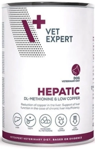 4T VETERINARY DIET DOG HEPATIC 400 g ( pies psy wątroba jelita trzustka )
