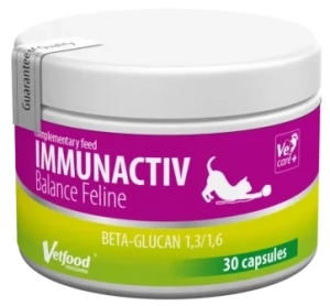 IMMUNACTIV BALANCE FOR CAT 30 KAPSUŁEK ( odporność  kot )