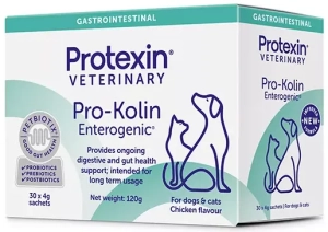 PROTEXIN PRO-KOLIN ENTEROGENIC 30 x 4 g ( pies koty psy inne zw. probiotyki prebiotyki zdrowe jelita trawienie )