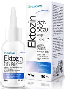 EKTOZIN PŁYN DO OCZU Z EKTOINĄ 50 ml ( pies koty dermokosmetyk psy oczy )