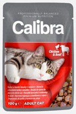 CALIBRA CAT NEW PREMIUM CHICKEN & BEEF 100 G ( kot kurczak wołowina ) 100364