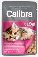 CALIBRA CAT KITTEN TURKEY + CHICKEN 100 G ( kot drób indyk kurczak kocięta ) 100370