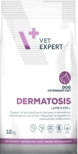 4T VETERINARY DIET DOG DERMATOSIS LAMB / KRILL 12 KG ( pies jagnięcina kryl psy )