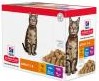 HILL'S SP FELINE ADULT MULTIPACK FAVOURITE SELECTION NEW 85 g x 12 szt. ( koty dorosłe )  604010