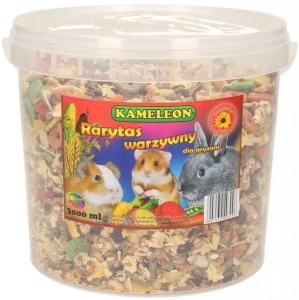KAMELEON RARYTAS WARZYWNY DLA GRYZONI 3 L ( gryzonie pokarm  )