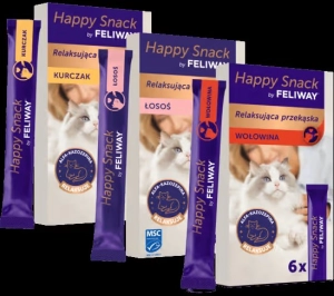 HAPPY SNACK BY FELIWAY 6 SZTUK