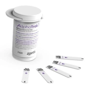 pakiet 3x  ALPHATRAK3 PASKI TESTOWE 50 sztuk ( pies glukometr psy ) 