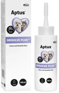 APTUS ORISOLVE PLUS 100 ML ( psy koty płyn do czyszczenia uszu pies otitis )