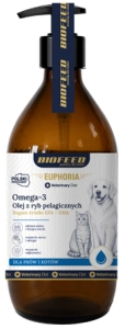 EUPHORIA VET DIET OLEJ Z RYB PELAGICZNYCH 250 ML