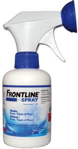 FRONTLINE 250 ML ( psy koty fipronil ektopasożyty zwalczanie pchły kleszcze wszoły  pies )