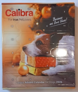 CALIBRA KALENDARZ ADWENTOWY PIES 2026 ( gadżet pies smaczki psy ) 700482