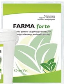 promo OVER FARMA  FORTE 100 G ( biegunki elektrolity zw. gospodarskie )