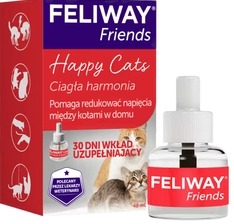 FELIWAY FRIENDS KOMPLET - FUMIGATOR (DYFUZOR+WKŁAD) 48 ML( koty feromony sedacja wyciszenie )