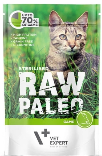 RAW PALEO Sterilised karma mokra dla kotów - dziczyzna.jpg