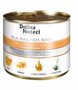 DOLINA NOTECI MAŁE RASY BAŻANT DYNIA MAKARON 185 G ( pies )