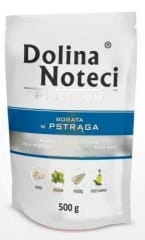 DOLINA NOTECI SASZETKA PSTRĄG 500 G ( pies )