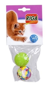 RIGA KOLOROWE PIŁECZKI 3,5 CM - 2 SZTUKI