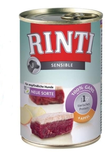 RINTI SENSIBLE GĘŚ Z JABŁKIEM 400 G