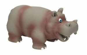 TRIXIE 35472 ZABAWKA DLA PSA HIPOPOTAM LATEKSOWY PISZCZĄCY 17 CM ( pies piszcząca )