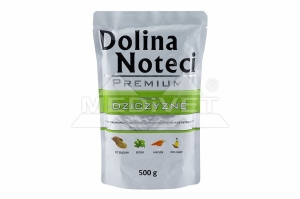 DOLINA NOTECI DZICZYZNA SASZETKA 500 G ( pies  mokra karma psy  )