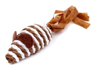 JK 58773 SIZALOWA MYSZ MAŁA PASKI 13 CM 