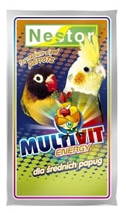 NESTOR MULTIVIT ODŻYWKA DLA ŚREDNICH PAPUG 20 G