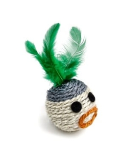 JK 58652 GŁOWA Z PIÓRKAMI 6 CM