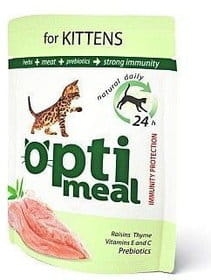 OPTIMEAL  KOT INDYK / KURCZAK 85 G