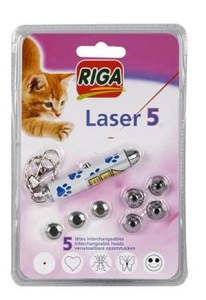 RIGA WSKAŹNIK LASEROWY DLA KOTA 5-CIO FUNKCYJNY ( kot pies laser zabawka )