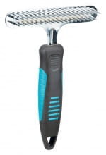 TRIXIE 2406 ZGRZEBŁO METALOWE GĘSTE PODWÓJNE  ( psy konie rozczesywanie kołtuny )