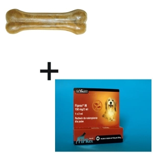 eZoo Kość prasowana 5cm + FIPREX M GRATIS